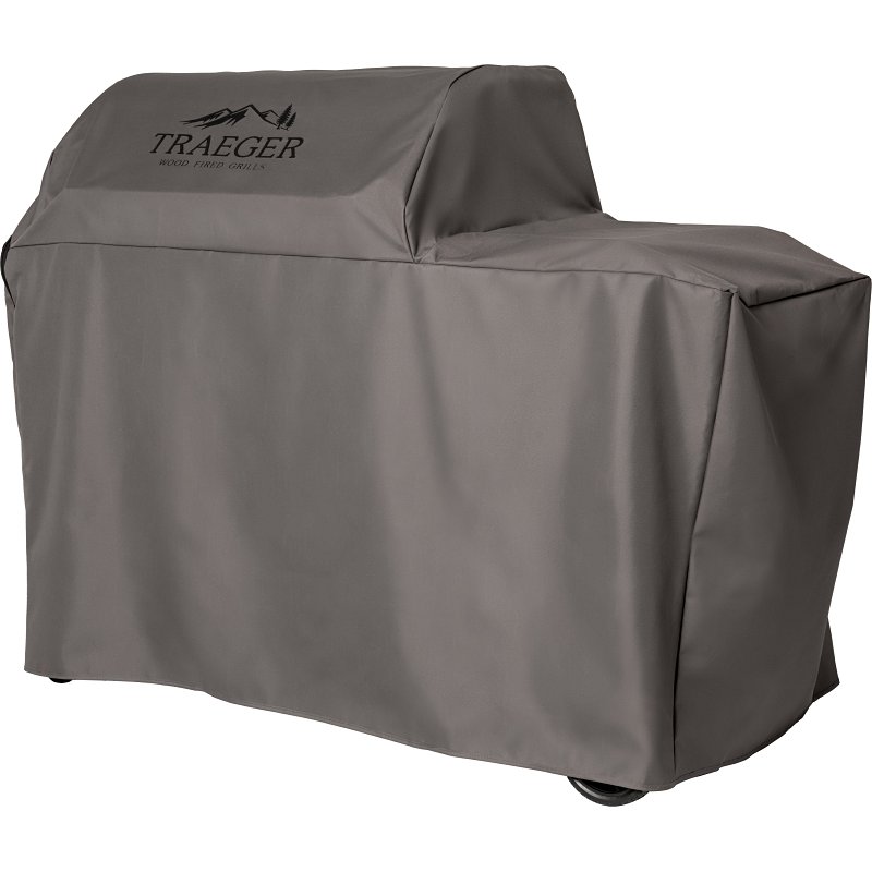 Traeger BAC775 Full Length Grill Cover, 23 in W, 70 in D, 46 in H, Polyester, Gray