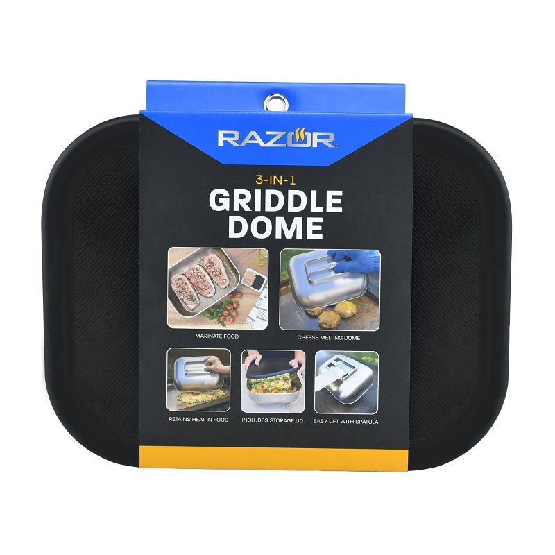 Mr. BAR-B-Q 08808RZ 3-in-1 Griddle Dome