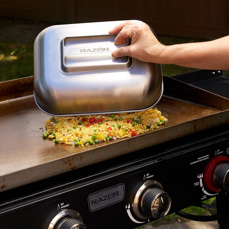 Mr. BAR-B-Q 08808RZ 3-in-1 Griddle Dome