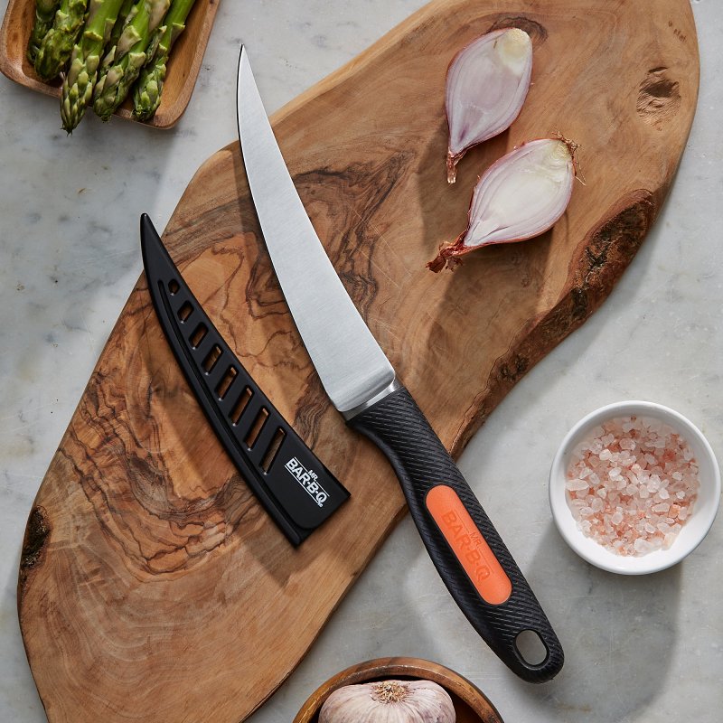 Mr. BAR-B-Q 40019Y Griller's Boning Knife, Comfort Grip Handle, 12.3 in OAL