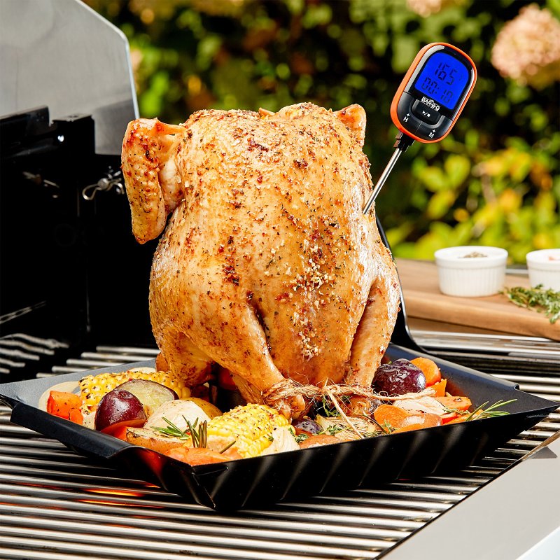 Mr. BAR-B-Q 40318Y Instant Grilling Thermometer, -58 to 572 deg F, LCD Display