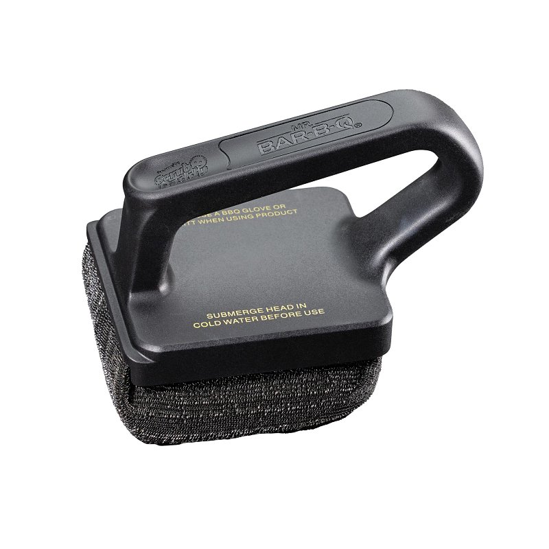 Scrub Daddy 60404SDZ XL Steam Clean Griddle Brush, Stainless Steel Bristle, Plastic Handle