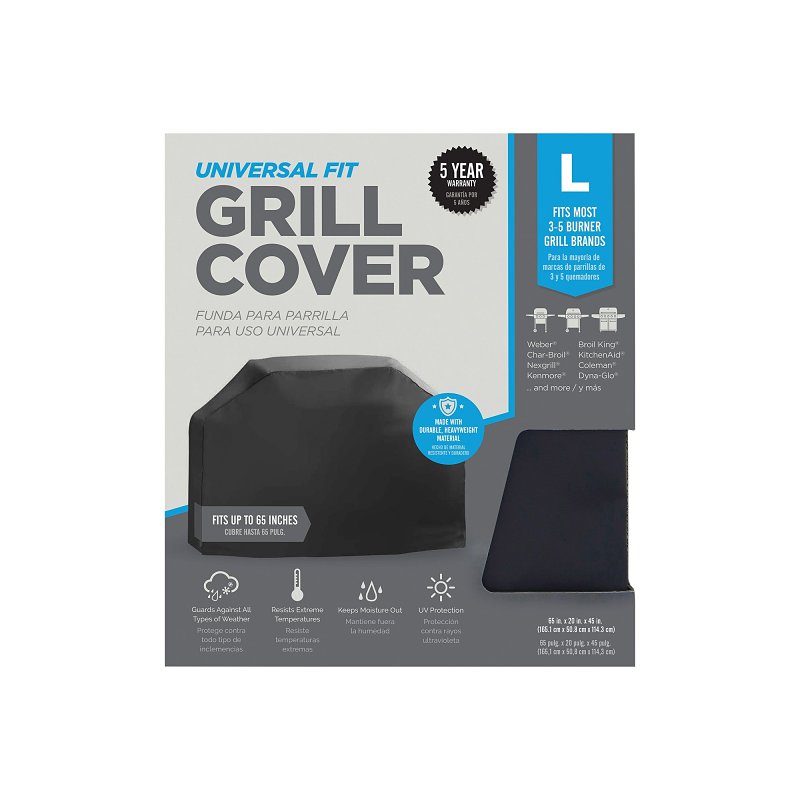 Mr. BAR-B-Q 07424NB Extra-Large Grill Cover, 45 in W, 20 in D, 75 in H
