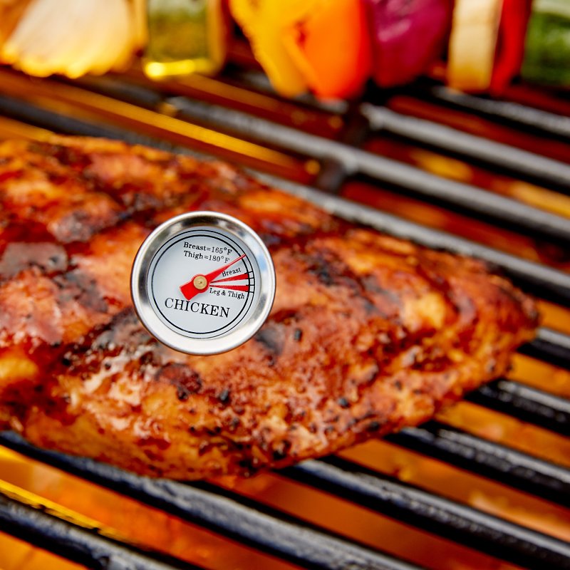 Mr. BAR-B-Q 40146Y Meat Grilling Thermometer, 2/PK