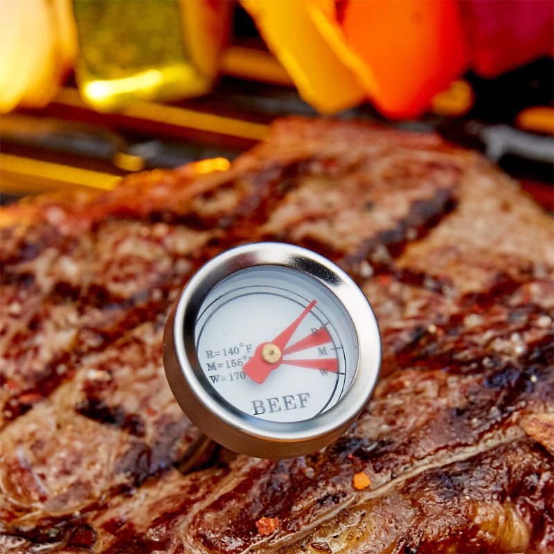 Mr. BAR-B-Q 40146Y Meat Grilling Thermometer, 2 PK