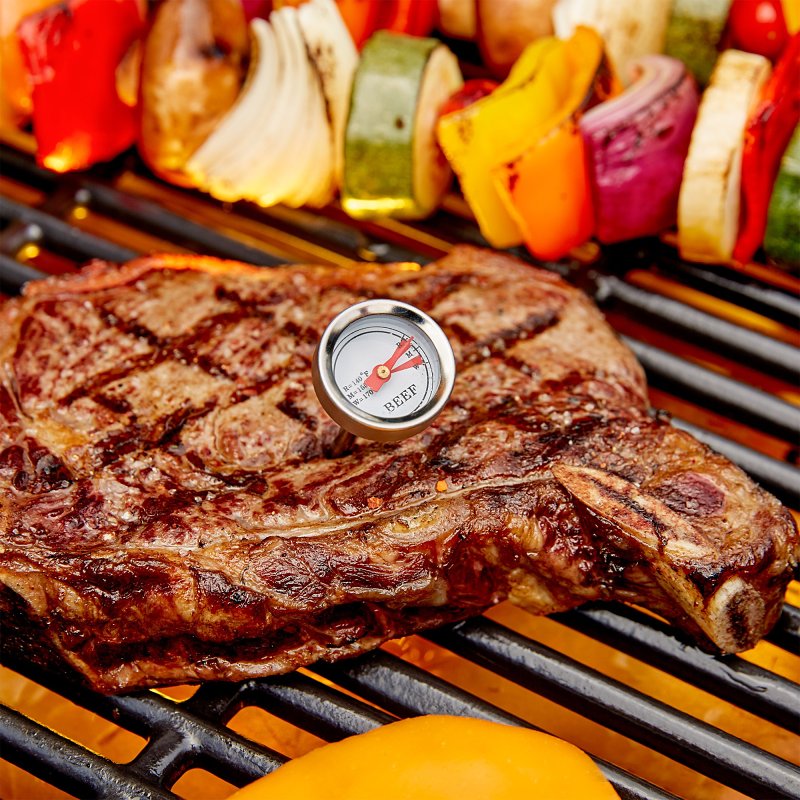 Mr. BAR-B-Q 40146Y Meat Grilling Thermometer, 2/PK
