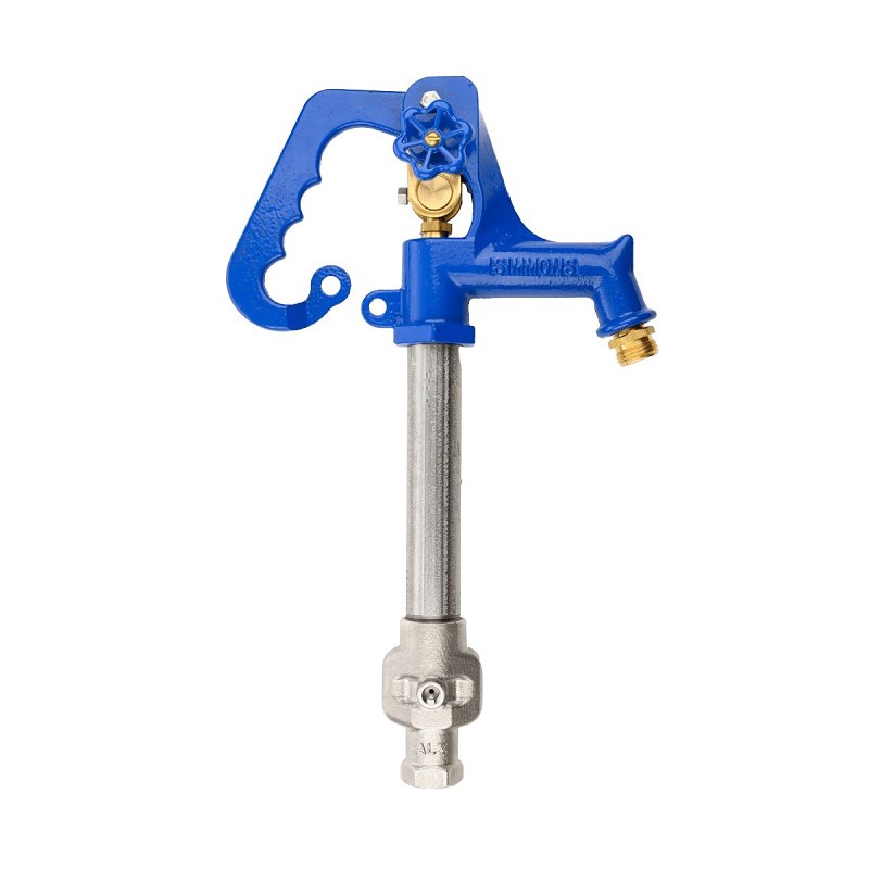 Simmons 800LF Series 802LF Yard Hydrant, 54 in OAL, 3/4 in Inlet, 3/4 in Outlet, 120 psi Pressure