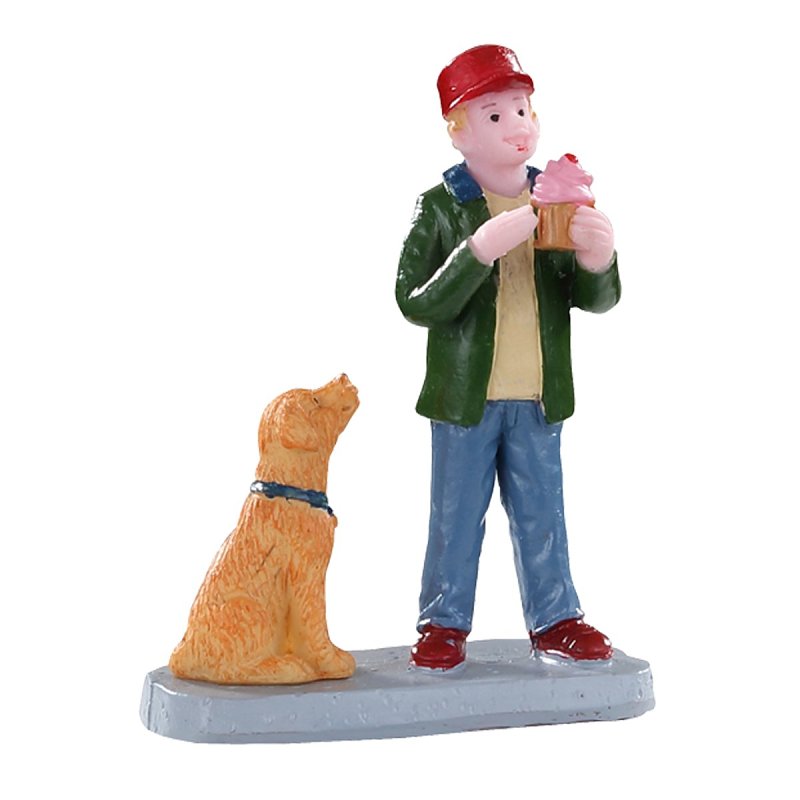Lemax A2687 Christmas Decor, Harvest Pets and Kids, Resin