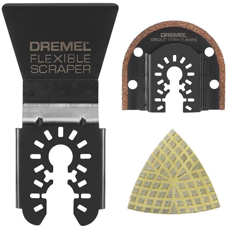 Dremel MM515U Oscillating Grout and Tile Blade Set