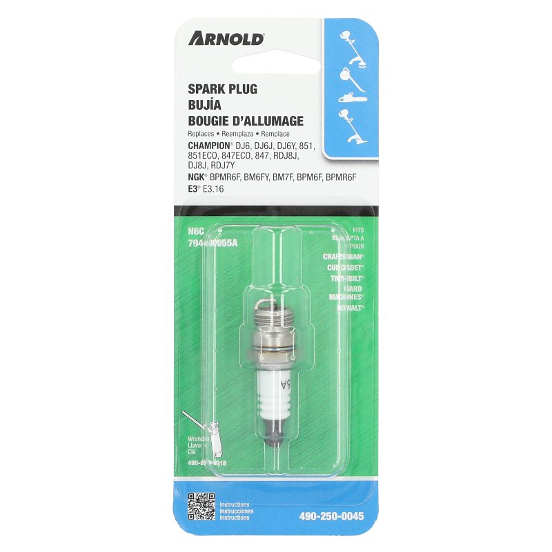 NGK BM6F Spark Plug, M14 Dia Thread