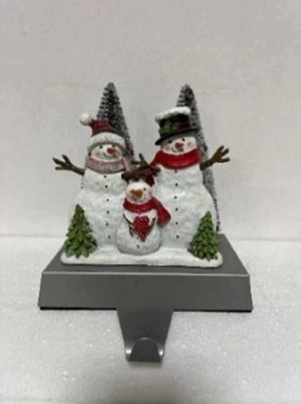 Santas Forest 25004 Snowman Family Stocking Holder