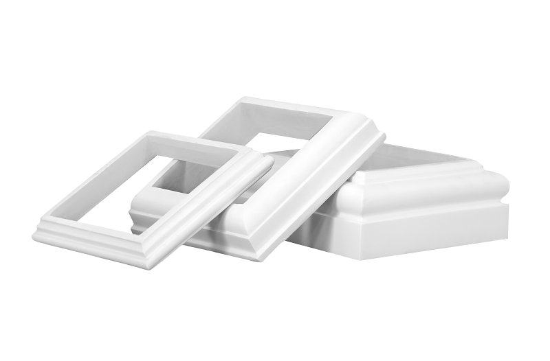 Hb&G 6048080802 Tuscan Cap/Base Set, Plain, Fiberglass