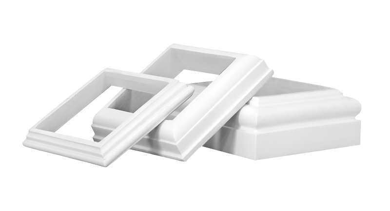 Hb&G 6048101002 Tuscan Cap/Base Set, Plain, Composite
