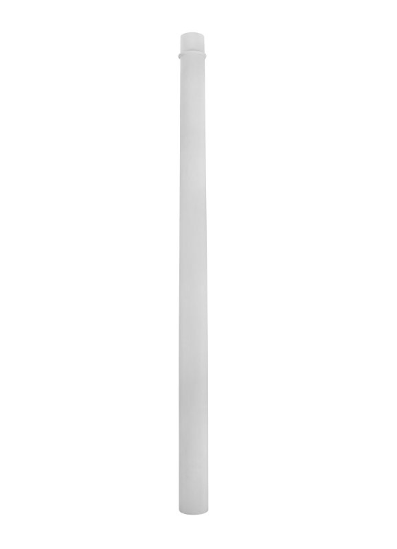 Hb&G PermaCast Series 45070 Column, 10 ft H, Round, Tapered, Fiberglass Reinforced Polymer, White