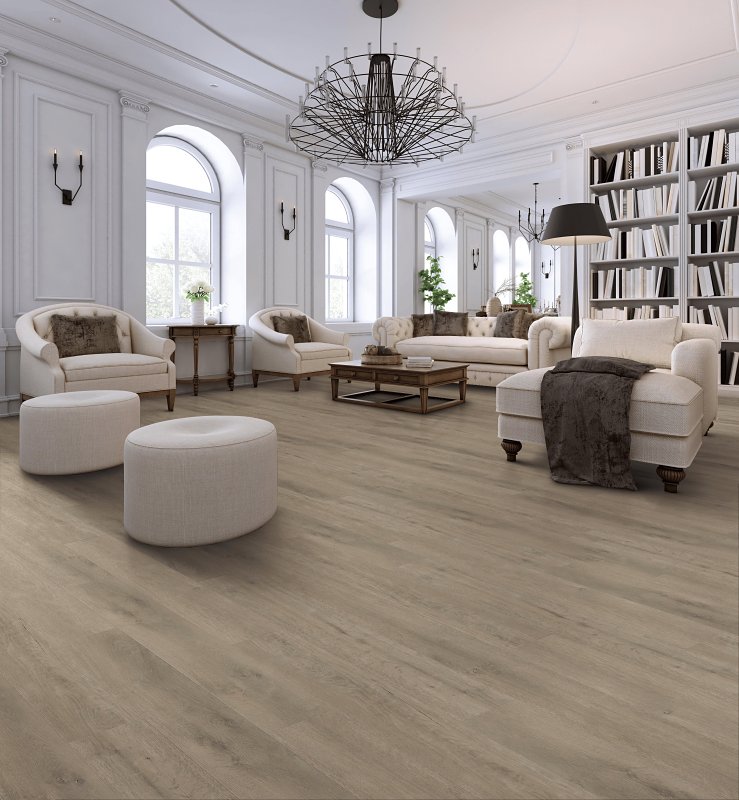 Healthier Choice Flooring HCL803C07 Laminate Flooring Plank, 4-Sided Bevel Profile, Wood, Willow Creek, 48 in L