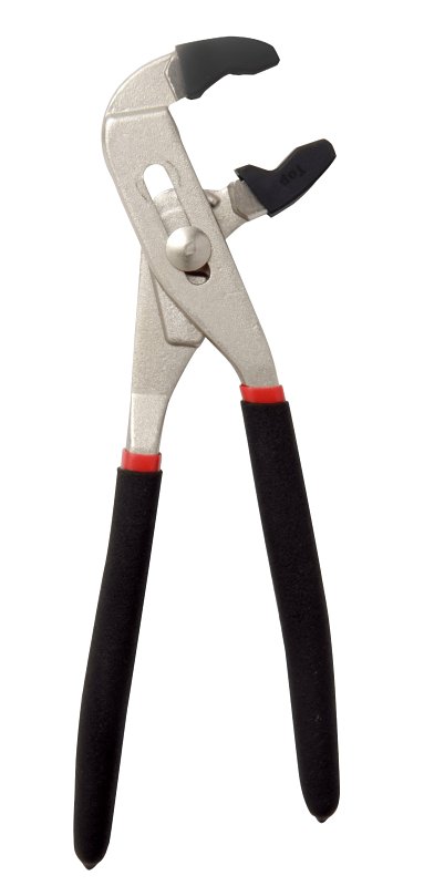 Superior Tool 06011 Pipe Wrench Plier, 2-1/8 in Jaw, Steel, Vinyl Grip Handle
