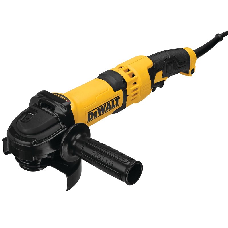 DEWALT DWE43066N Series Trigger Switch Grinder, 13 A, 5/8-11 Spindle, 6 in Dia Wheel, 9000 rpm Speed, Black/Yellow