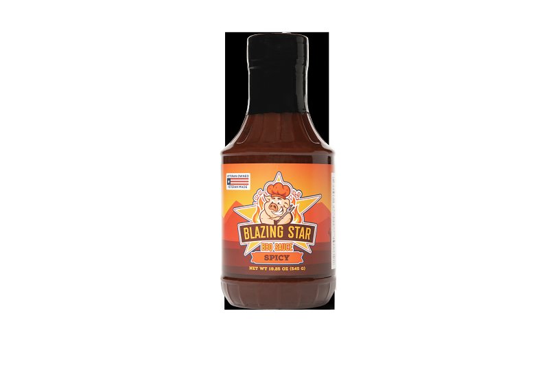 Blazing Star BZ88105 BBQ Sauce, Spicy, 19.25 oz