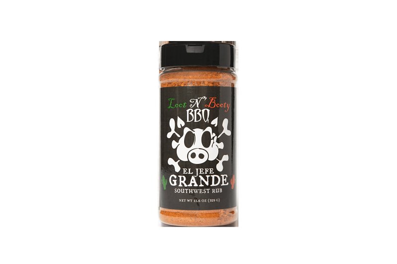 Loot N' Booty BBQ El Jefe Grande OW88415 Southwest Rub, Citrus, Cumin, Pepper, 11.6 oz