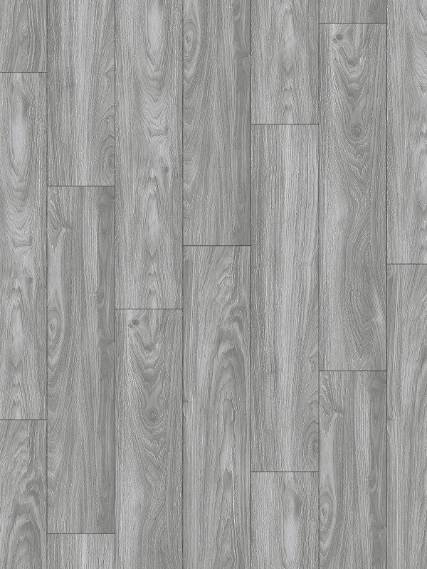 ProSelect Design ProFloor PF801 Flooring Plank, 48 in L, 7 in W, Stone Plastic Composite/Vinyl, Starlite Gray