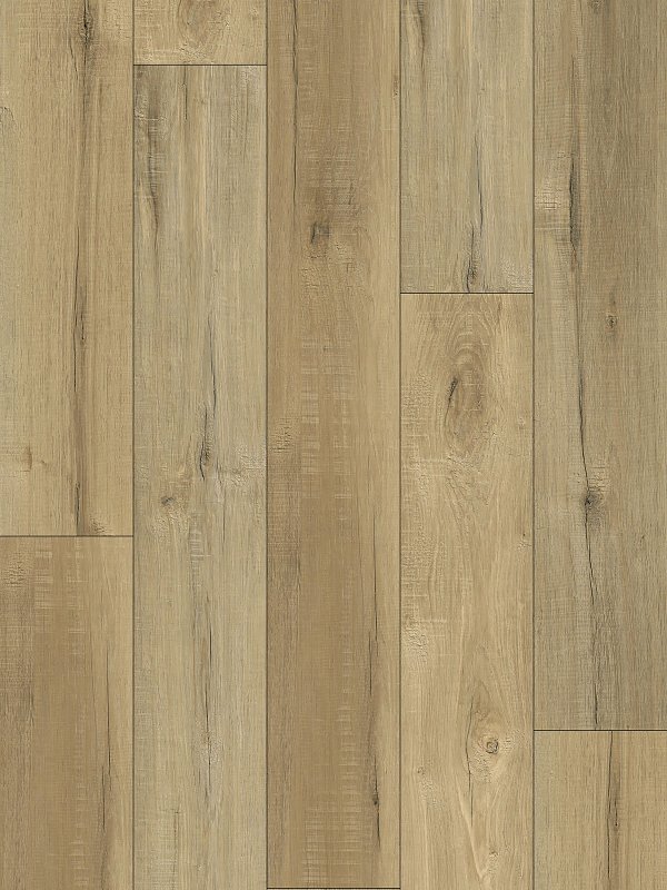 ProSelect Design ProFloor PF804 Flooring Plank, 48 in L, 7 in W, Stone Plastic Composite/Vinyl, Orleans Timber