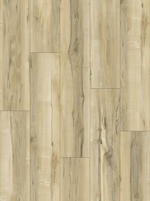 ProSelect Design ProFloor PF808 Flooring Plank, 48 in L, 7 in W, Stone Plastic Composite/Vinyl, Smithfield Maple