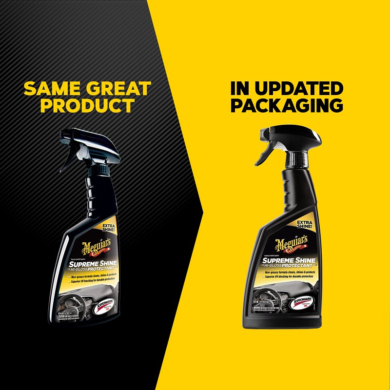 Meguiar's Supreme Shine G4016 Protectant Spray, 16 oz, Bottle, Liquid, Sweet Smell