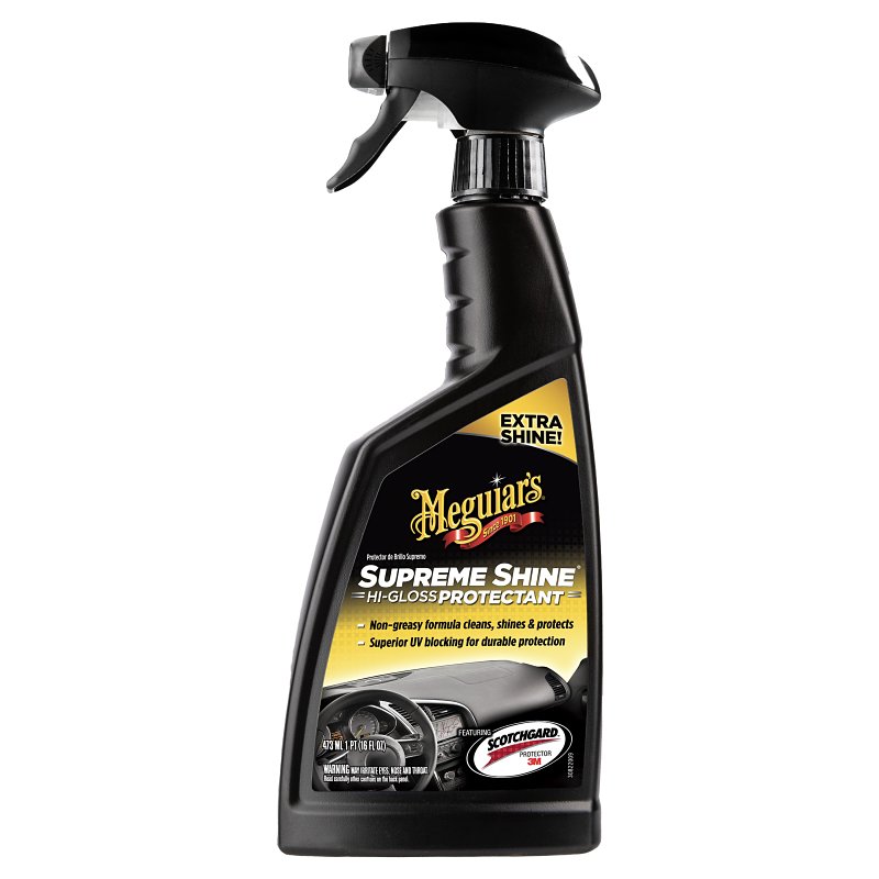 Meguiar's Supreme Shine G4016 Protectant Spray, 16 oz, Bottle, Liquid, Sweet Smell