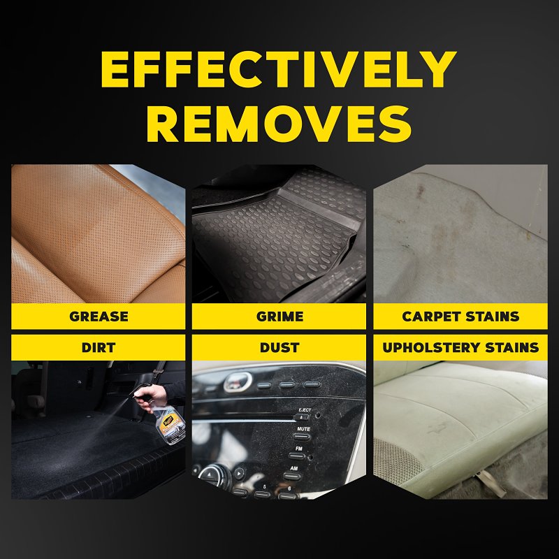 Meguiar's G240616 All Surface Interior Cleaner, 16 oz Bottle, Liquid, Citrus