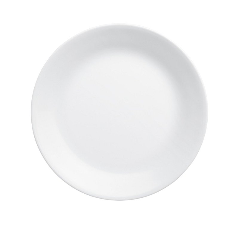 Corelle 6003893 Plate, 10-1/4 in Dia, Winter Frost White, Oven Safe: Yes