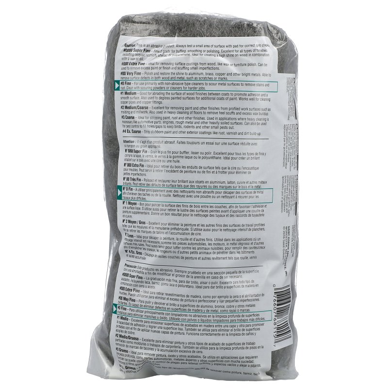 STEEL WOOL PAD NO0 FINE GRIT