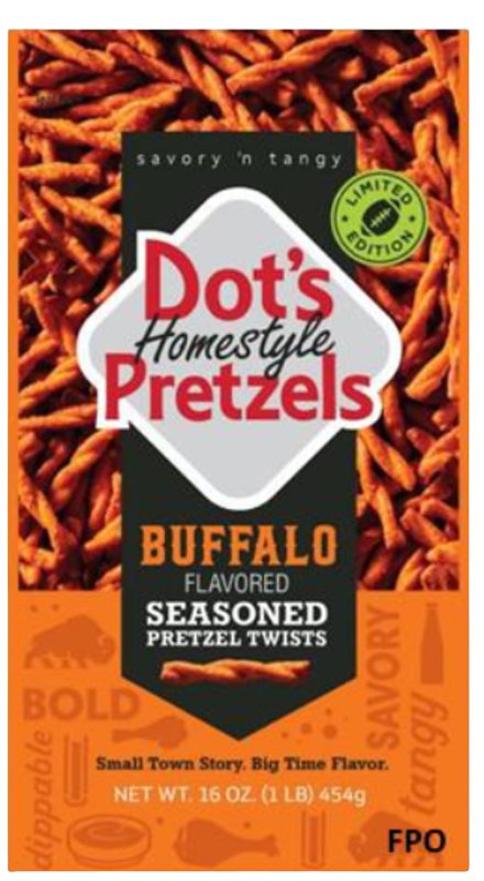 Dot's Homestyle Pretzels 50089 Pretzel Twist Snack, 16 oz Bag