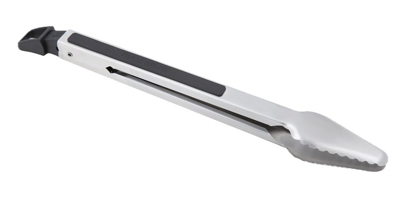 Broil King Baron 64036 Grill Tong, Stainless Steel, Soft Grip Handle, 12 in OAL