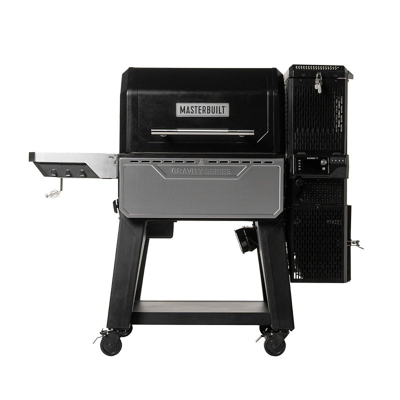 Masterbuilt Gravity Series MB20041223 Charcoal Grill and Smoker, 460 sq-in Primary Cooking Surface, Black