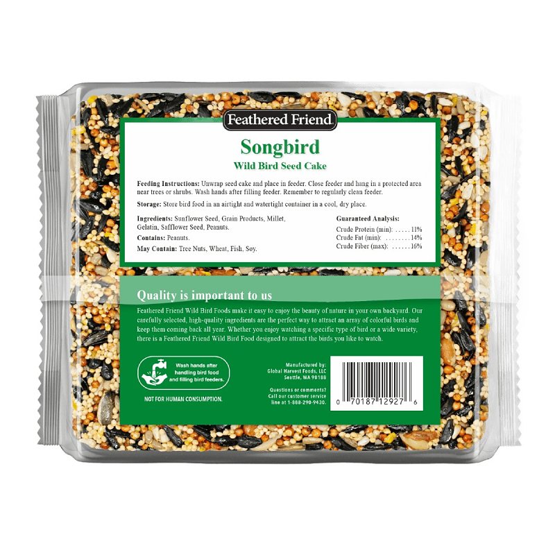 Audubon Park 14362 Wild Bird Seed Cake, 2 lb Bag