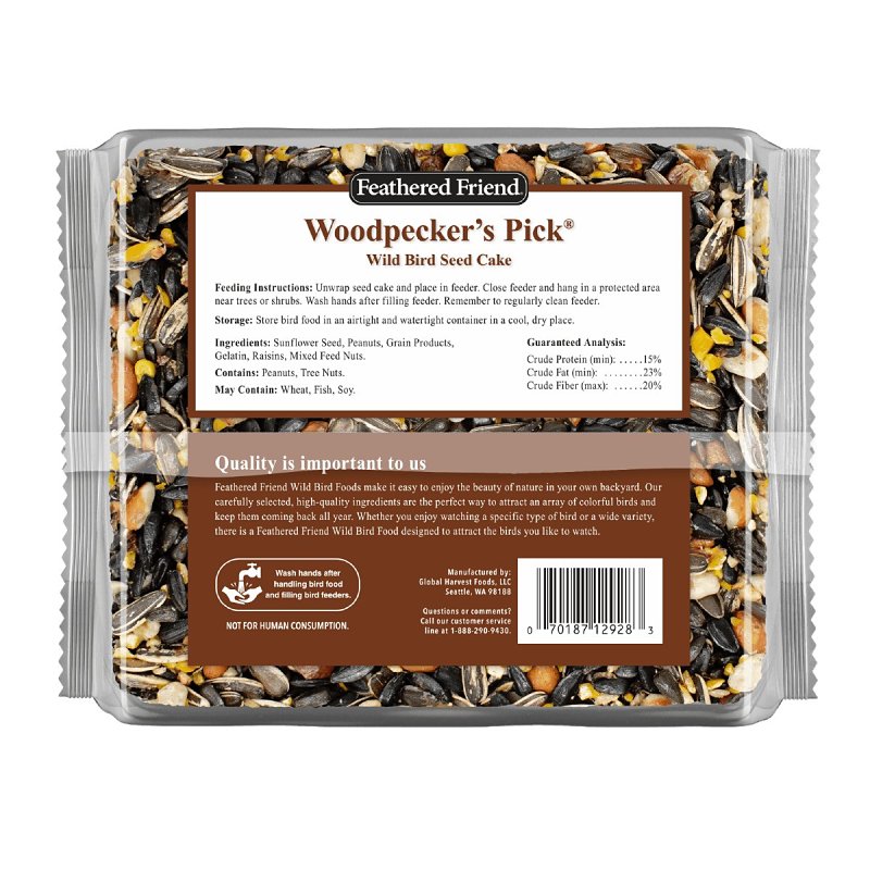 Audubon Park 14356 Woodpecker Seed Cake, 2 lb Bag