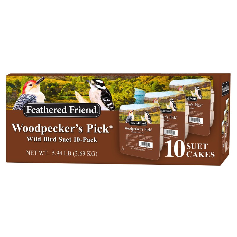 Feathered Friend 14379 Sunflower Seed Wild Bird Food, Suet