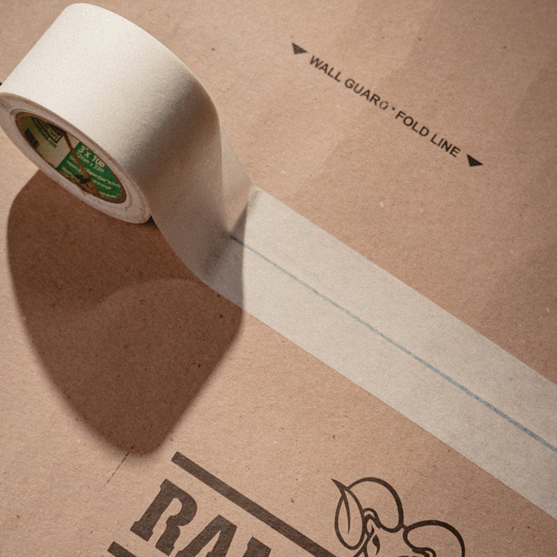 Ram Board RBVCT 3-108 Tape, 3 in W, 108 ft L
