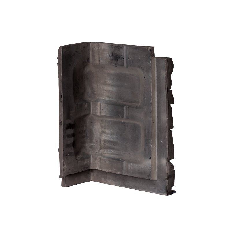 DuraKwik Stone 308RBC Siding Corner, 13 in L, 10 in W, 4 in Thick, Interlocking Edge, Ledgestone Profile, Rocky Boulder