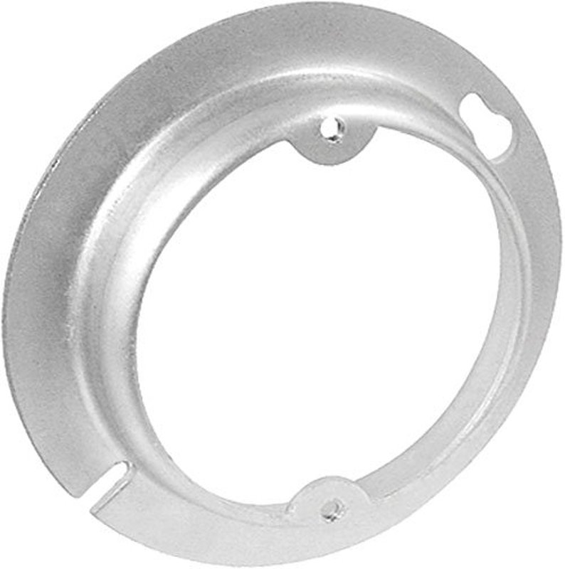 Southwire 54C3-UPC Fixture Ring, 1/2 in L, 4 in W, Round, Steel, Silver, Galvanized