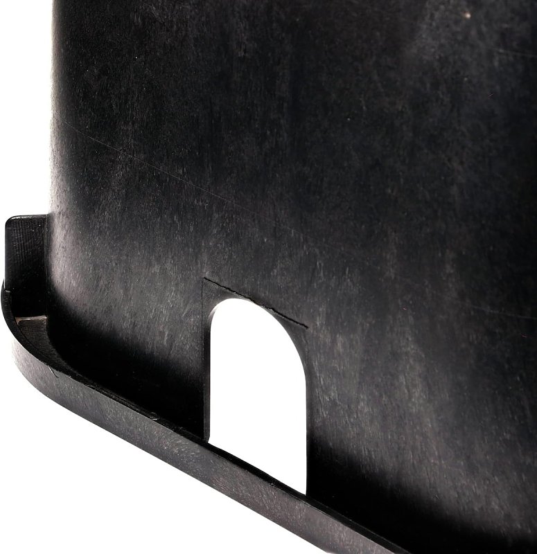 NDS Standard 117BC Valve Box, 25-3/4 in L, 19 in W, 12-1/4 in H, PVC, Black/Green