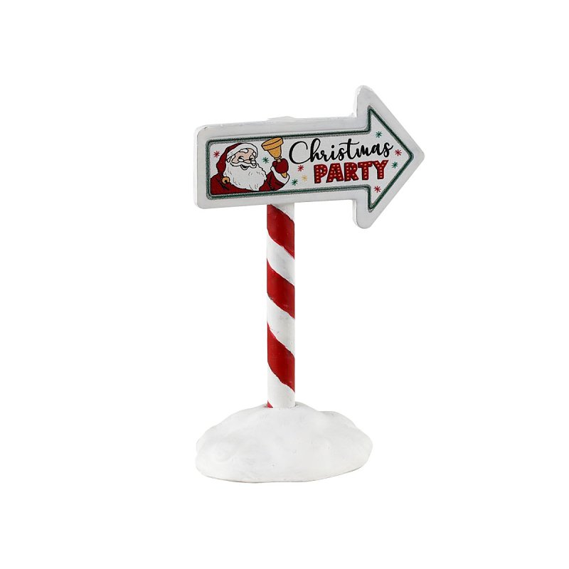Lemax A4964 Santa and Caddington Signs