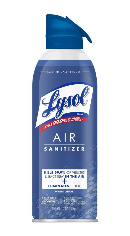 Reckitt Benckiser 1920099351 Air Sanitizer, Clear, 10 oz, Aerosol Can