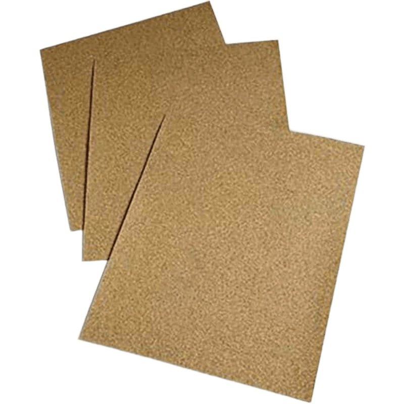 3M 88591NA Sandpaper, 11 in L, 9 in W, Coarse, 60 Grit, Aluminum Oxide Abrasive, Paper Backing