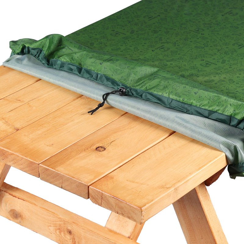 PICNIC TABLE COVER GRN 76X37IN