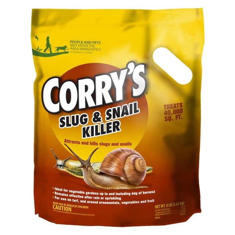 Corry's 100536659 Slug and Snail Killer, Solid, Scatter Application, 8 lb