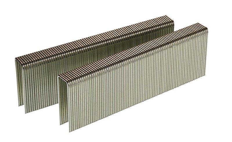 Senco M15BAB Crown Medium Wire Staples, 3/8 in W Crown, 1-1/4 in L Leg, 18 ga, Steel, Galvanized/Sencote