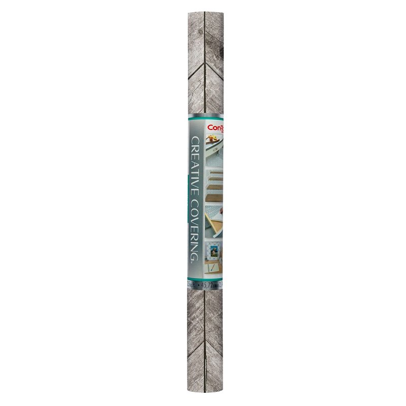 Con-Tact Creative Covering 09F-C9AD43-12 Shelf and Drawer Liner, 18 in L, 9 ft W, PVC Vinyl, Seaward