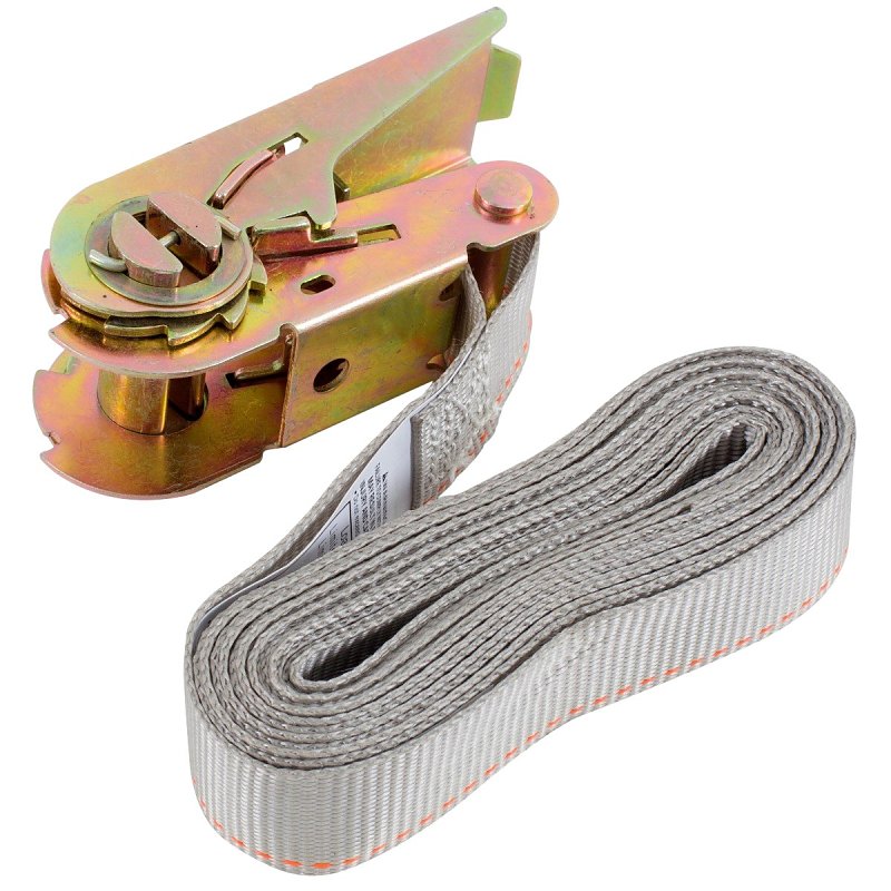 Keeper 89512 Tie-Down Strap, 1 in W, 13 ft L, Gray, 400 lb Working Load, Loop End