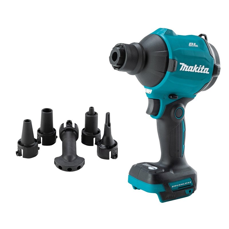 Makita XSA01Z High-Speed Blower/Inflator, Tool Only, 18 V, Lithium-Ion, 4-Speed, 39 cfm Air